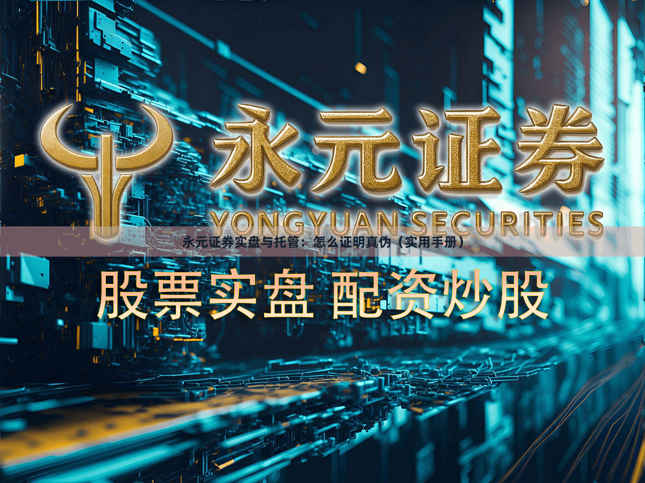 永元证券实盘与托管：怎么证明真伪（实用手册）