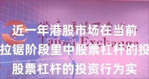 近一年港股市场在当前指数反复拉锯阶段里中股票杠杆的投资行为实