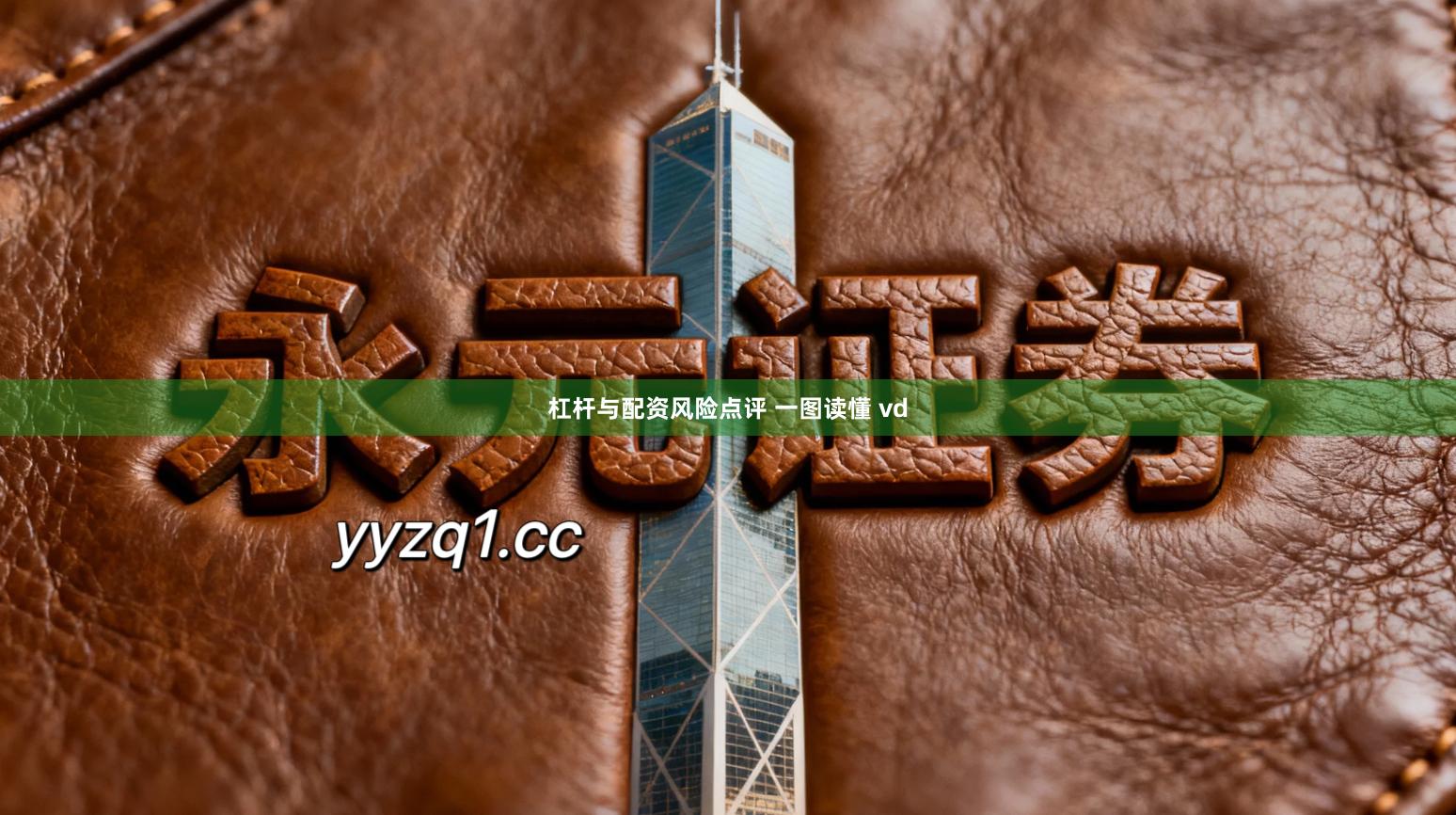 杠杆与配资风险点评 一图读懂 vd